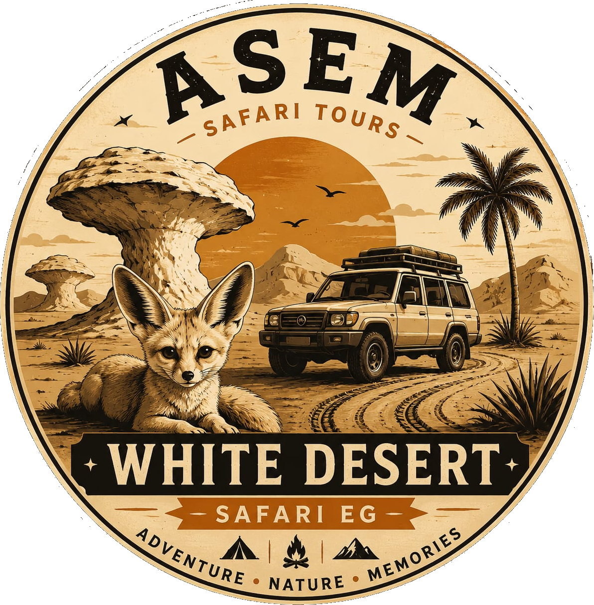 White Desert Safari EG logo